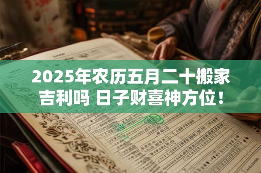 2025年农历五月二十搬家吉利吗 日子财喜神方位! 2025年农历五月二十搬家吉利吗 日子财喜神方位!