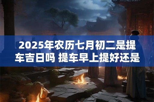 2025年农历七月初二是提车吉日吗 提车早上提好还是下午提好