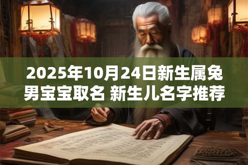 2025年10月24日新生属兔男宝宝取名 新生儿名字推荐