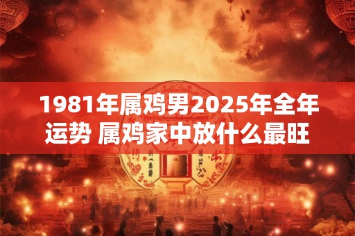 1981年属鸡男2025年全年运势 属鸡家中放什么最旺