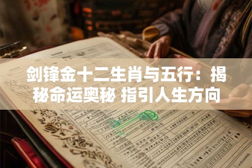 剑锋金十二生肖与五行：揭秘命运奥秘 指引人生方向