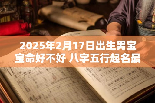 2025年2月17日出生男宝宝命好不好 八字五行起名最全款