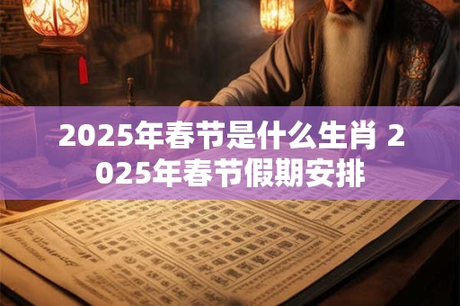 2025年春节是什么生肖 2025年春节假期安排