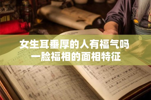 女生耳垂厚的人有福气吗 一脸福相的面相特征