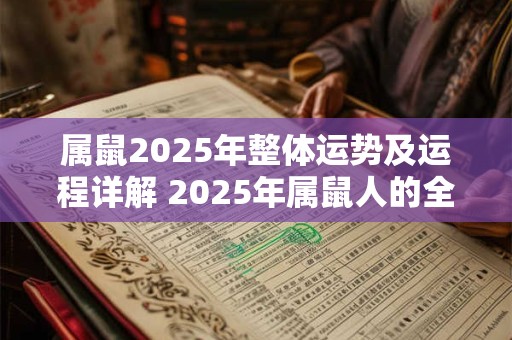 属鼠2025年整体运势及运程详解 2025年属鼠人的全年运势