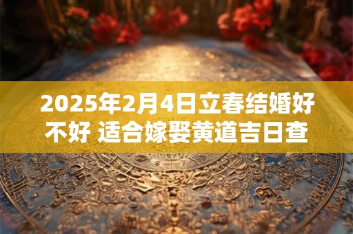 2025年2月4日立春结婚好不好 适合嫁娶黄道吉日查询