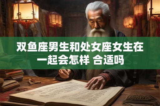 双鱼座男生和处女座女生在一起会怎样 合适吗