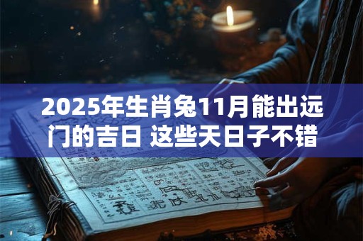 2025年生肖兔11月能出远门的吉日 这些天日子不错
