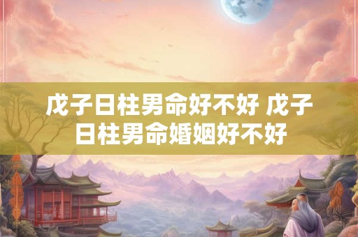 戊子日柱男命好不好 戊子日柱男命婚姻好不好