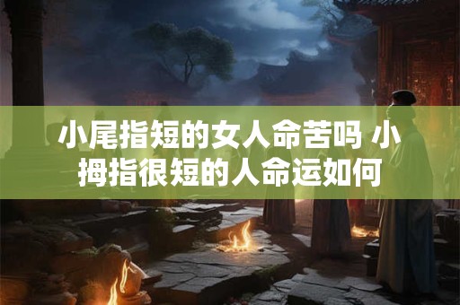 小尾指短的女人命苦吗 小拇指很短的人命运如何