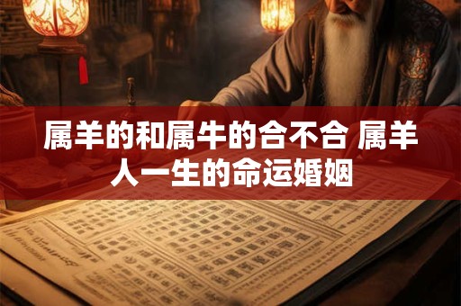 属羊的和属牛的合不合 属羊人一生的命运婚姻