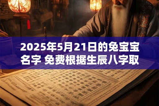 2025年5月21日的兔宝宝名字 免费根据生辰八字取名