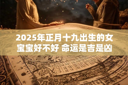 2025年正月十九出生的女宝宝好不好 命运是吉是凶