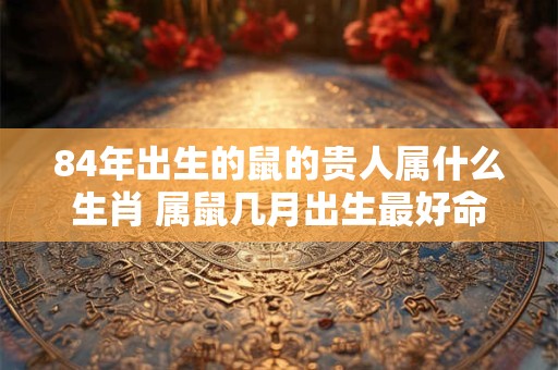84年出生的鼠的贵人属什么生肖 属鼠几月出生最好命