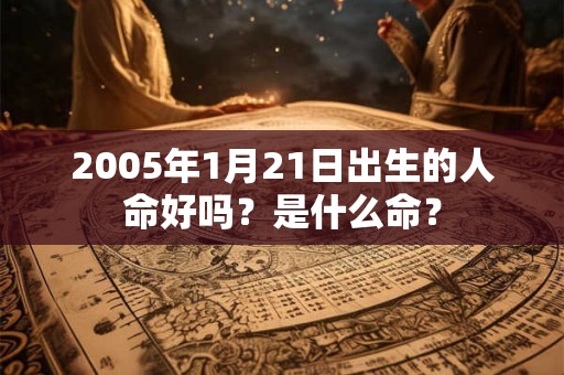 2005年1月21日出生的人命好吗？是什么命？