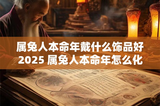 属兔人本命年戴什么饰品好2025 属兔人本命年怎么化解