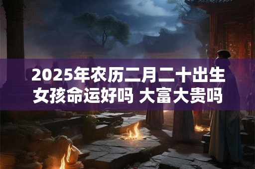 2025年农历二月二十出生女孩命运好吗 大富大贵吗