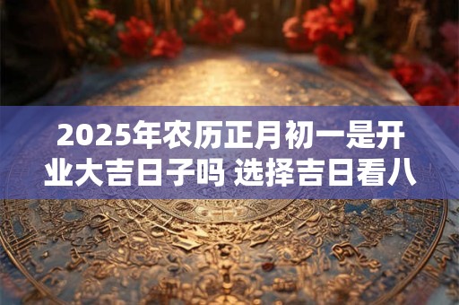 2025年农历正月初一是开业大吉日子吗 选择吉日看八字