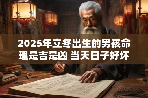 2025年立冬出生的男孩命理是吉是凶 当天日子好坏分析