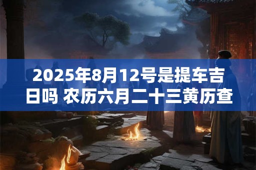 2025年8月12号是提车吉日吗 农历六月二十三黄历查询
