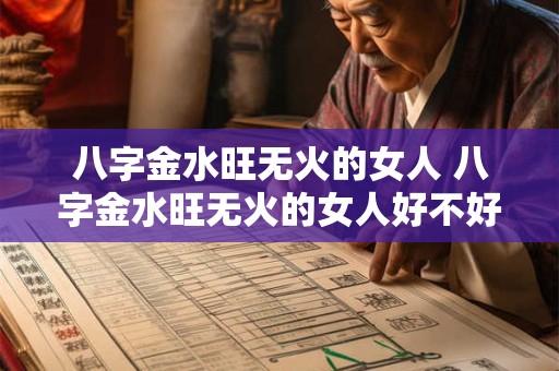 八字金水旺无火的女人 八字金水旺无火的女人好不好