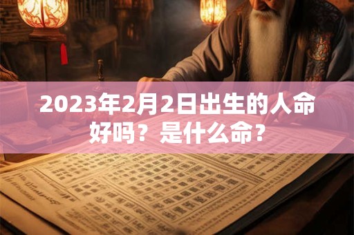 2023年2月2日出生的人命好吗？是什么命？