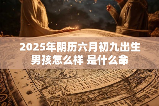 2026年阴历六月初九出生男孩怎么样 是什么命 2026年阴历六月初九出生男孩怎么样 是什么命