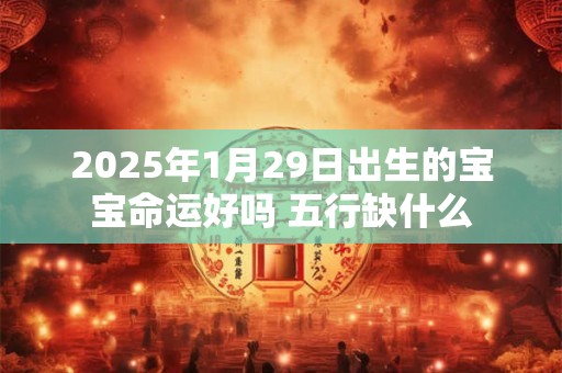 2025年1月29日出生的宝宝命运好吗 五行缺什么