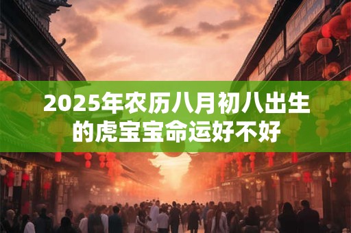 2025年农历八月初八出生的虎宝宝命运好不好