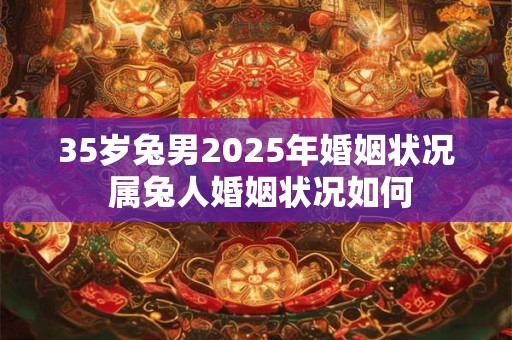 35岁兔男2025年婚姻状况 属兔人婚姻状况如何