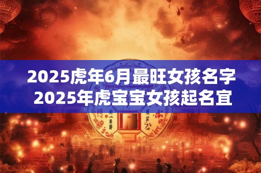 2025虎年6月最旺女孩名字 2025年虎宝宝女孩起名宜用字