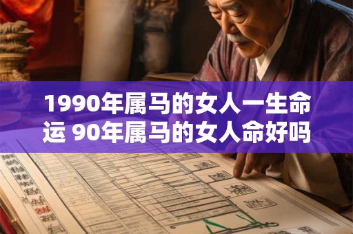 1990年属马的女人一生命运 90年属马的女人命好吗