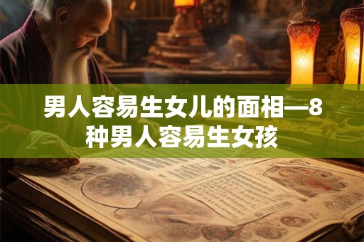 男人容易生女儿的面相—8种男人容易生女孩