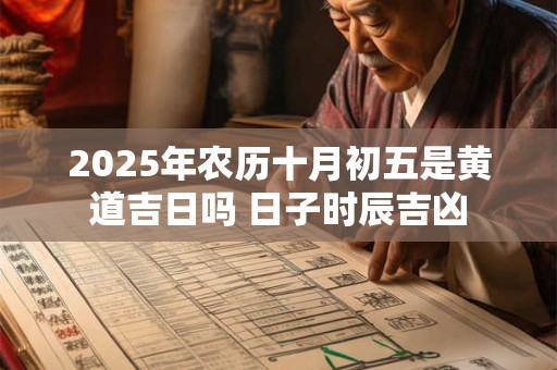 2025年农历十月初五是黄道吉日吗 日子时辰吉凶