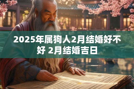 2025年属狗人2月结婚好不好 2月结婚吉日