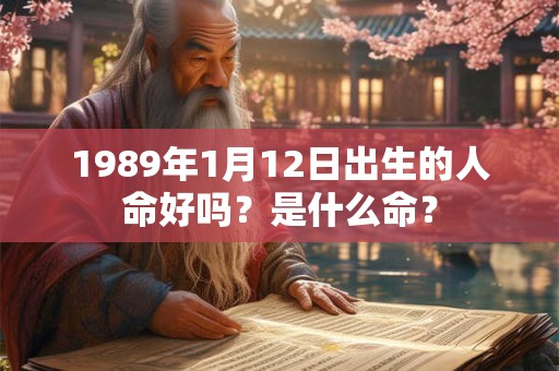 1989年1月12日出生的人命好吗？是什么命？