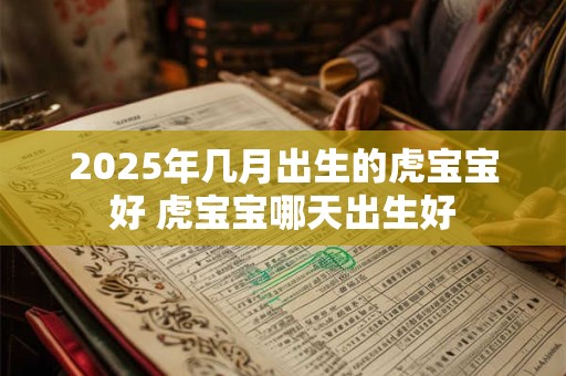 2025年几月出生的虎宝宝好 虎宝宝哪天出生好
