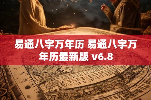 易通八字万年历 易通八字万年历最新版 v6.8