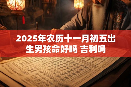 2025年农历十一月初五出生男孩命好吗 吉利吗 2025年农历十一月初五出生男孩命好吗 吉利吗