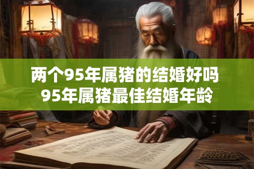 两个95年属猪的结婚好吗 95年属猪最佳结婚年龄