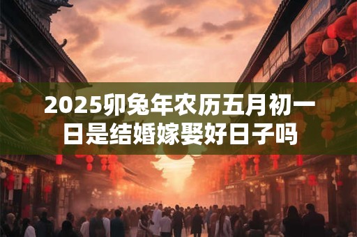 2025卯兔年农历五月初一日是结婚嫁娶好日子吗