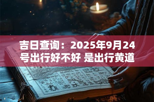 吉日查询：2025年9月24号出行好不好 是出行黄道吉日吗