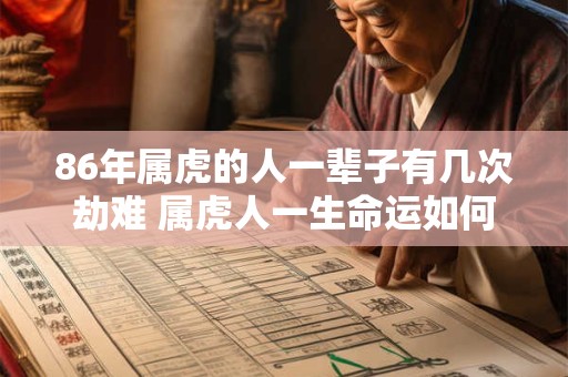 86年属虎的人一辈子有几次劫难 属虎人一生命运如何