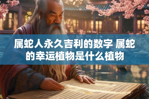 属蛇人永久吉利的数字 属蛇的幸运植物是什么植物