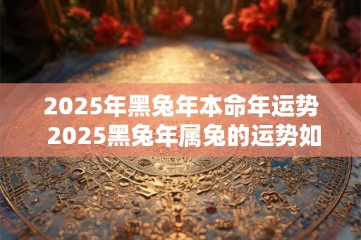 2025年黑兔年本命年运势 2025黑兔年属兔的运势如何