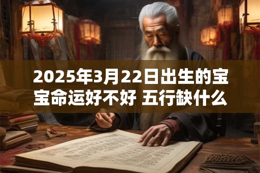 2025年3月22日出生的宝宝命运好不好 五行缺什么
