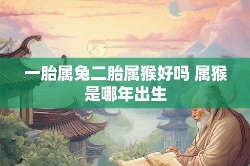 一胎属兔二胎属猴好吗 属猴是哪年出生