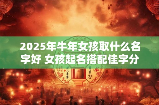 2025年牛年女孩取什么名字好 女孩起名搭配佳字分享