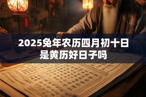 2025兔年农历四月初十日是黄历好日子吗