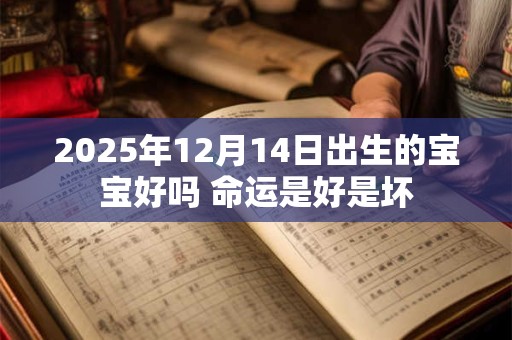 2025年12月14日出生的宝宝好吗 命运是好是坏